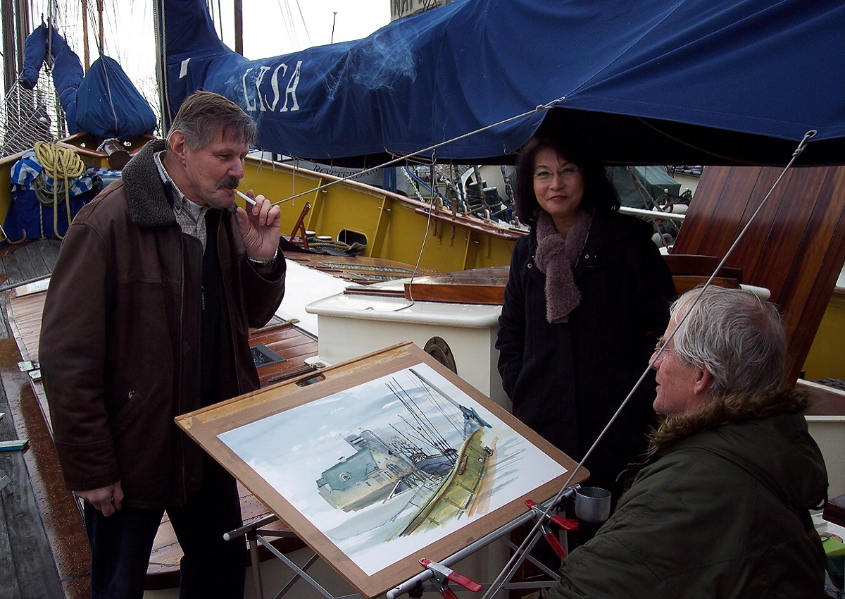 Dick Carlier in BOOT vEERHAVEN