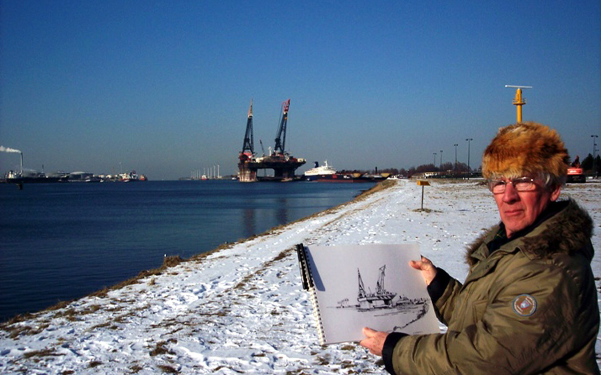 foto in winter van Dick Carlier: